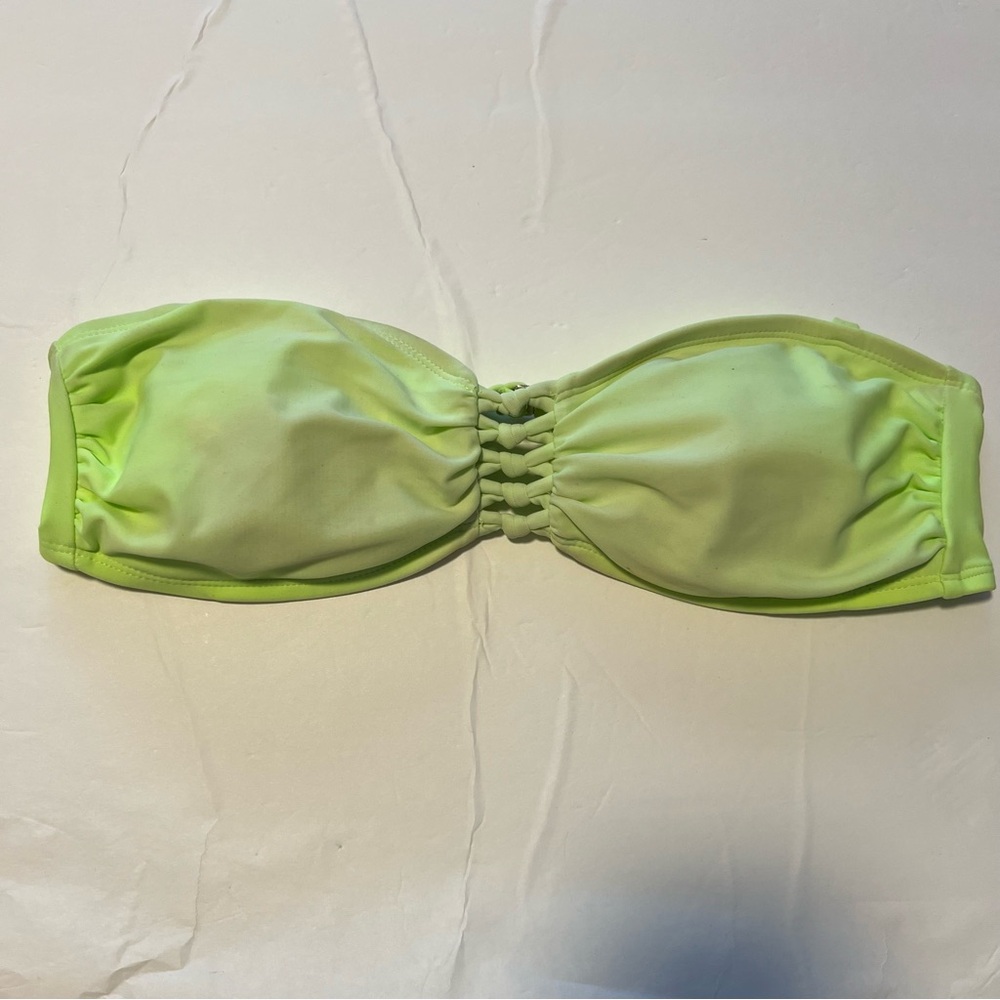 Xhilaration Lime Green Bandeau Bikini Top